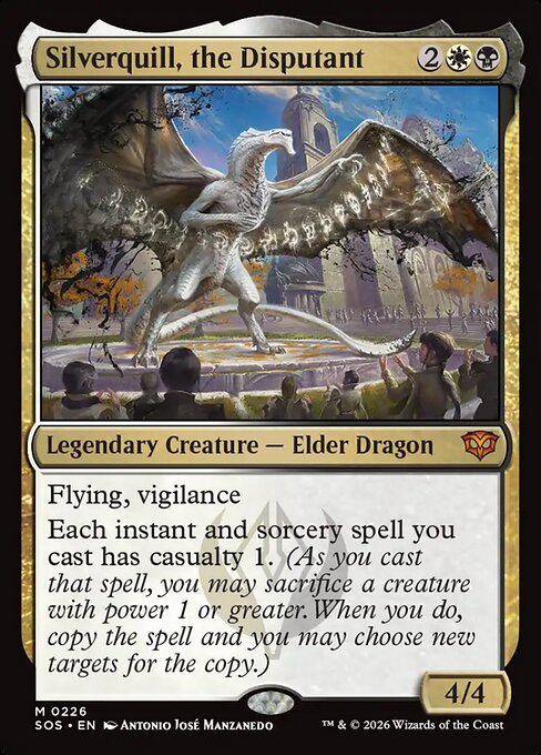 Silverquill, the Disputant SOS-226 Mythic Near Mint Englisch Foil