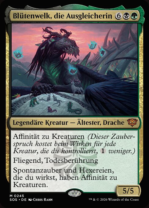 Blütenwelk, die Ausgleicherin SOS-245 Mythic Near Mint Deutsch Foil