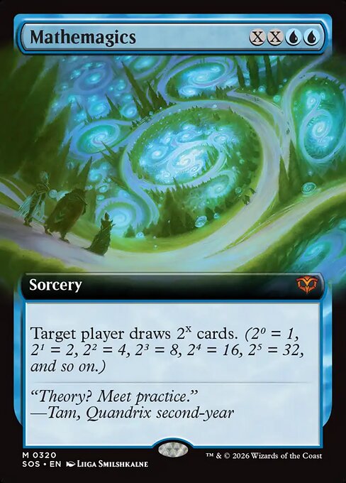 Mathemagics XSOS-320 Mythic Near Mint Englisch Foil