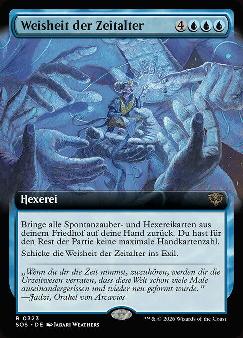 Weisheit der Zeitalter XSOS-323 Rare Near Mint Deutsch Foil