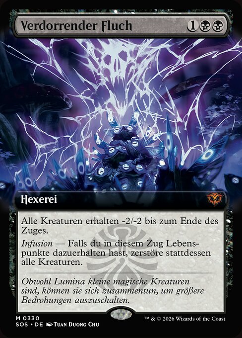 Verdorrender Fluch XSOS-330 Mythic Near Mint Deutsch Foil