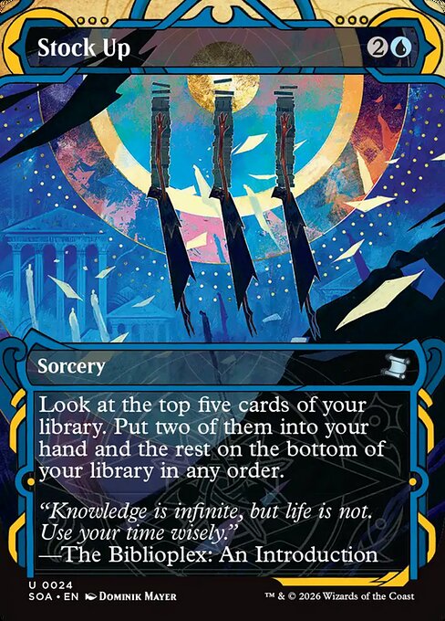 Stock Up (V.1) SOA-24 Uncommon Near Mint Englisch Foil