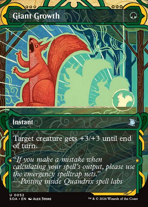 Giant Growth (V.1) SOA-52 Uncommon Near Mint Englisch