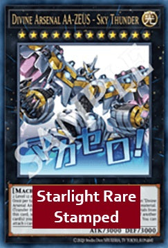 Divine Arsenal AA-ZEUS - Sky Thunder (V.2) RA05-EN103 Starlight Rare Near Mint Englisch 1. Auflage