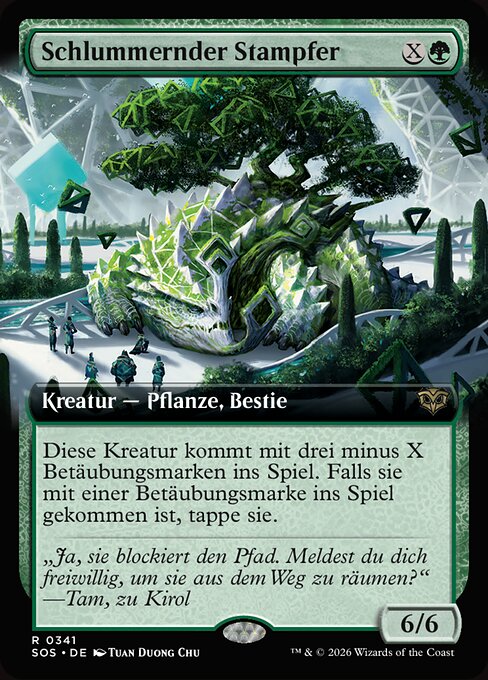 Schlummernder Stampfer XSOS-341 Rare Near Mint Deutsch