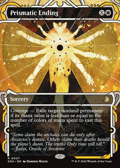 Prismatic Ending (V.1) SOA-7 Rare Near Mint Englisch Foil