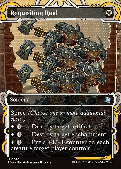 Requisition Raid (V.1) SOA-10 Uncommon Near Mint Englisch Foil