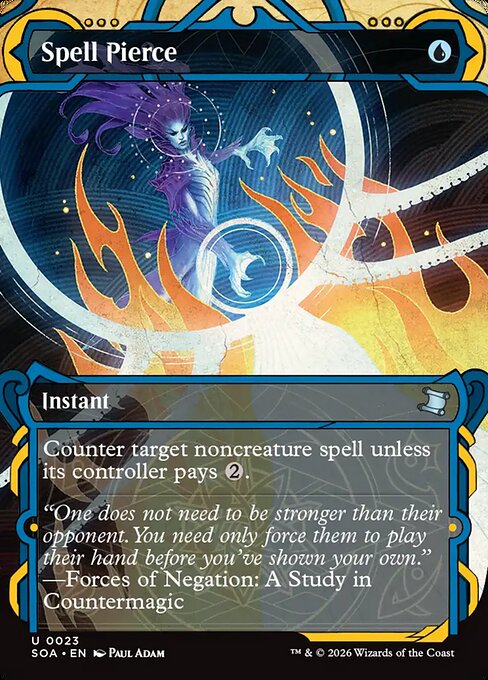 Spell Pierce (V.1) SOA-23 Uncommon Near Mint Englisch Foil