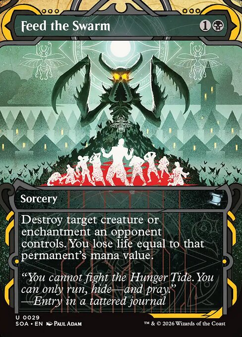 Feed the Swarm (V.1) SOA-29 Uncommon Near Mint Englisch Foil