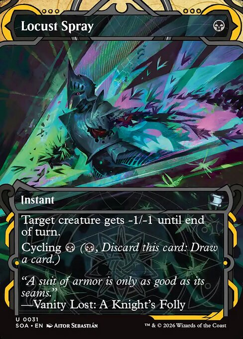 Locust Spray (V.1) SOA-31 Uncommon Near Mint Englisch