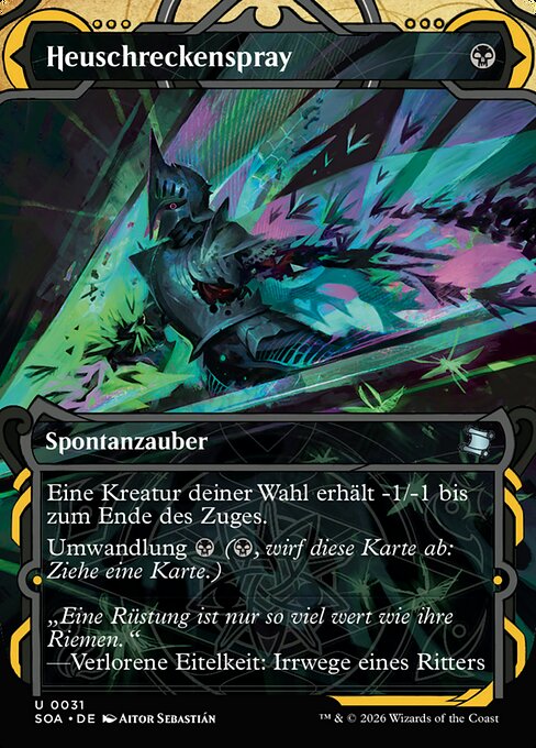 Heuschreckenspray SOA-31 Uncommon Near Mint Deutsch Foil