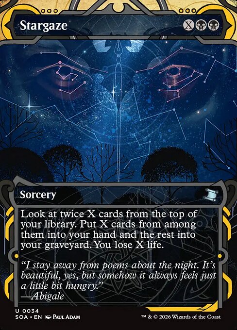 Stargaze (V.1) SOA-34 Uncommon Near Mint Englisch Foil