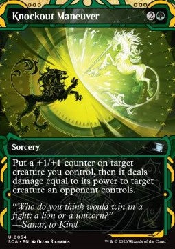 Knockout-Manöver SOA-54 Uncommon Near Mint Deutsch Foil