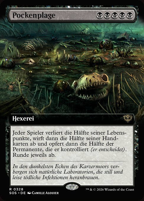 Pockenplage XSOS-328 Rare Near Mint Deutsch Foil