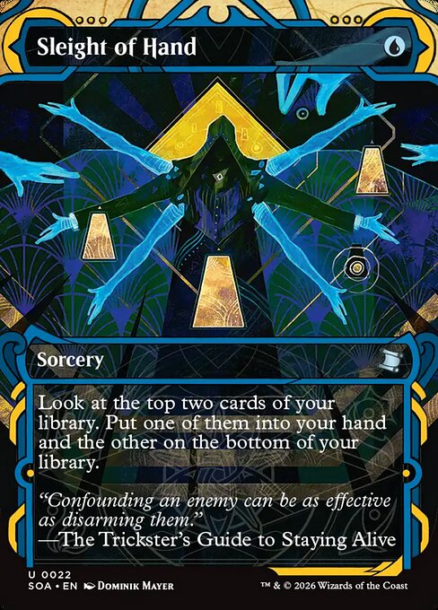 Sleight of Hand (V.1) SOA-22 Uncommon Near Mint Englisch