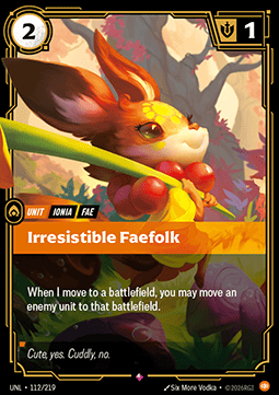 Irresistible Faefolk UNL-112 Rare Good Englisch Foil