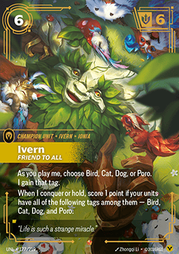 Ivern, Friend to All UNL-177 Epic Near Mint Englisch Foil