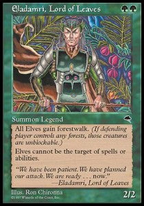 Eladamri, Lord of Leaves TP- Rare Light Played Englisch