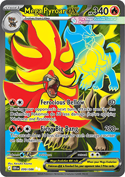 Mega Pyroleo Excellent CRI-099 Near Mint Deutsch