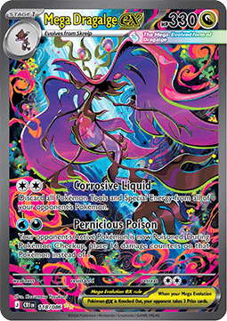 Mega Tandrak ex CRI-118 Special Illustration Rare Excellent Deutsch