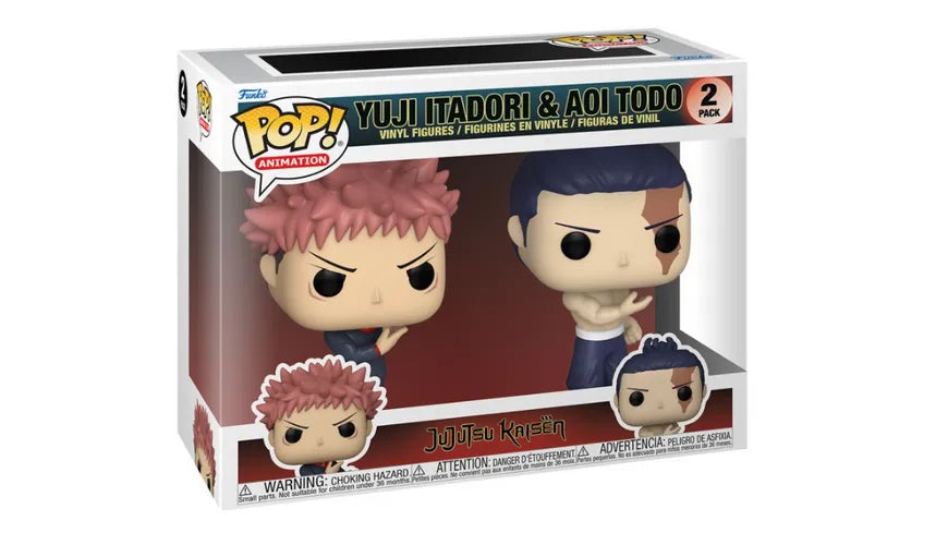 Funko POP! Jujutsu Kaisen - Yuji Itadori & Aoi Todo 2 Pack