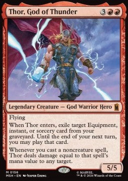 Thor, Gott des Donners MSH-156 Mythic Excellent Deutsch