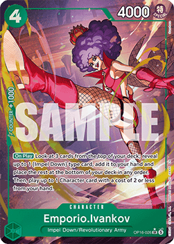 Emporio.Ivankov (OP16-026) (V.2) OP16 Alternate Art Near Mint Englisch