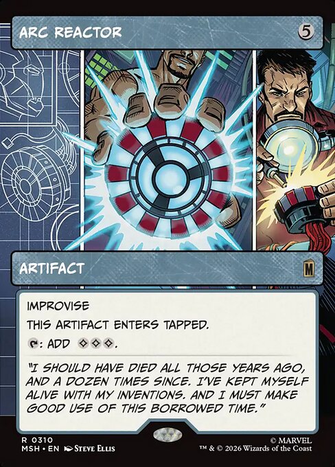 Arc Reactor XMSH-310 Rare Near Mint Englisch Foil