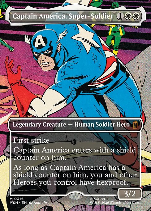 Captain America, Super-Soldier (V.1) XMSH-316 Mythic Near Mint Englisch