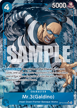 Mr.3(Galdino) (OP16-056) (V.2) OP16 Alternate Art Near Mint Englisch