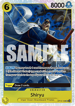 Shiryu (OP16-108) (V.1) OP16 Super Rare Near Mint Englisch