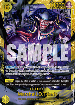 Marshall.D.Teach (OP16-119) (V.1) OP16 Secret Rare Excellent Englisch