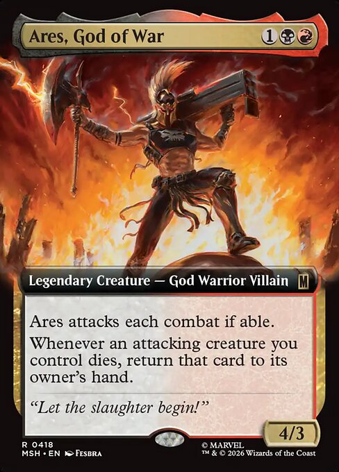 Ares, God of War XMSH-418 Rare Near Mint Englisch