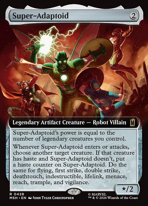 Super-Adaptoid XMSH-428 Rare Near Mint Englisch Foil