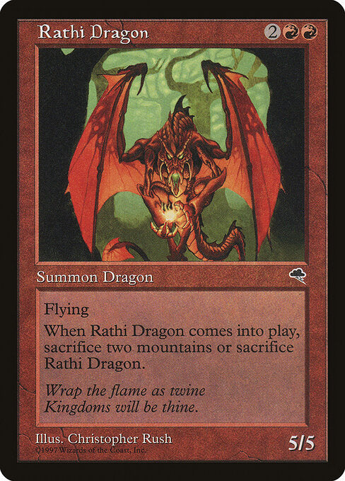 Rathi Dragon TP- Rare Poor Englisch