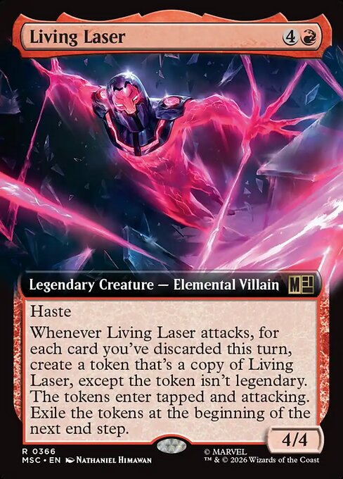 Living Laser XMSC-366 Rare Near Mint Englisch
