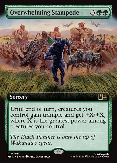 Overwhelming Stampede XMSC-385 Rare Near Mint Englisch