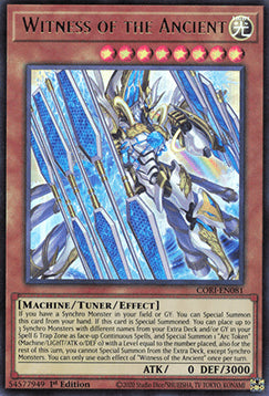 Witness of the Ancient (V.1) CORI-EN081 Ultra Rare Near Mint Englisch 1. Auflage