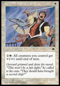 Gerrard's Battle Cry TP- Rare Light Played Englisch