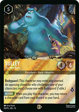 Sulley - Der neue Boss PR3-58 Promo Excellent Deutsch Foil