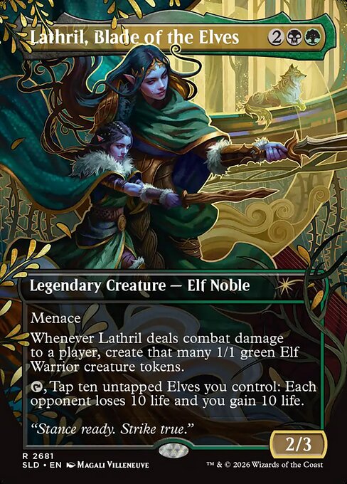 Lathril, Blade of the Elves SLDGFW-2681 Rare Good Englisch Foil