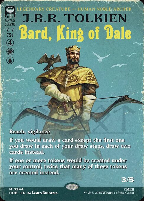 Bard, King of Dale (V.1) XHOB-244 Mythic Near Mint Englisch