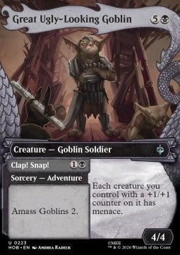 Großer hässlicher Goblin XHOB-223 Uncommon Near Mint Deutsch Foil