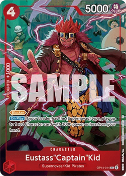 EustassCaptainKid (OP14-014) (V.2) UP Rare Near Mint Englisch