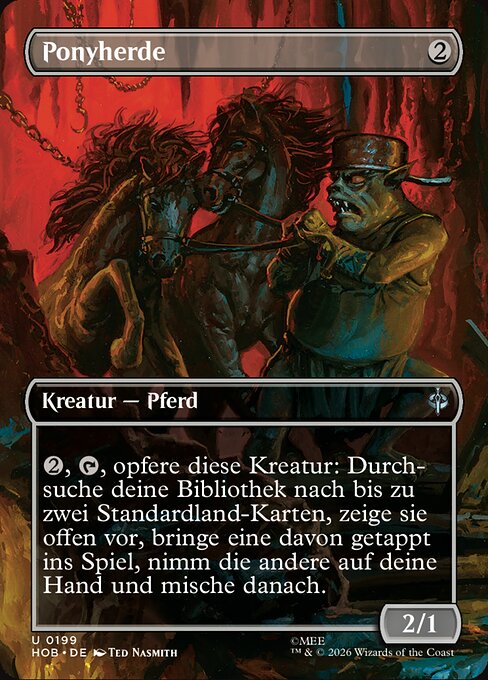 Ponyherde XHOB-199 Uncommon Near Mint Deutsch Foil