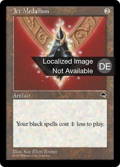 Anthrazitmedaillon TP- Rare Light Played Deutsch