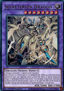 Sekreterion-Drache MAMO-DE078 Ultra Rare Near Mint Deutsch 1. Auflage