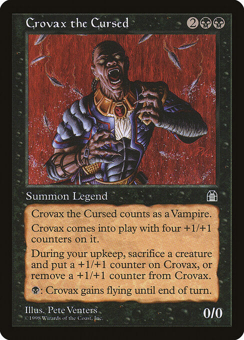Crovax the Cursed STH- Rare Excellent Englisch