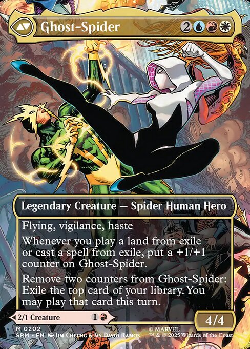 Gwen Stacy // Ghost-Spider - Back Face