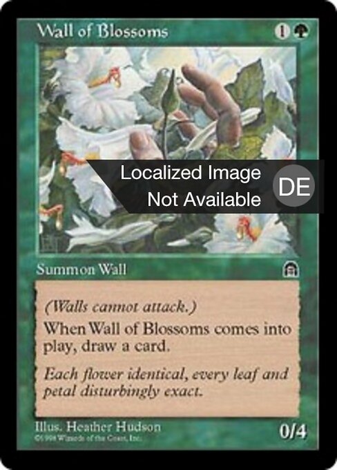 Blütenmauer STH- Uncommon Light Played Deutsch